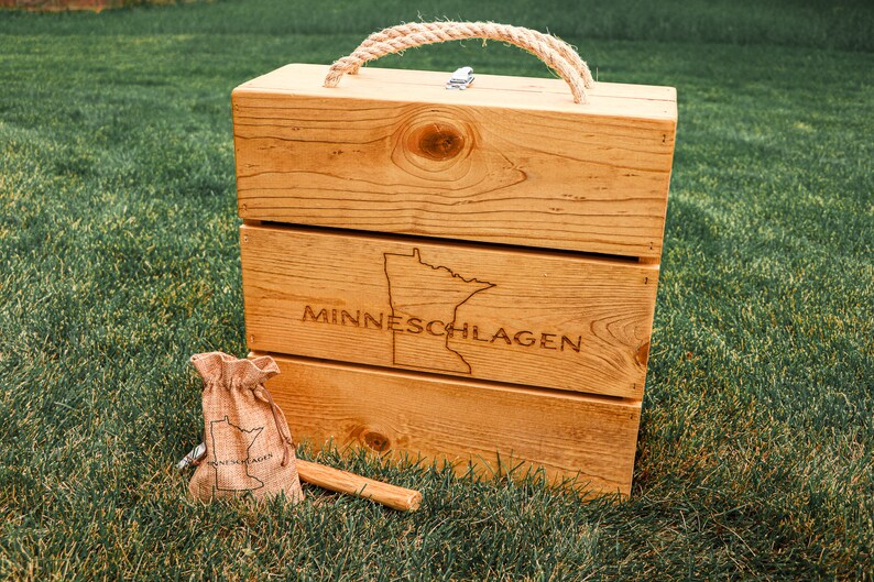 Custom Minneschlagen Portable Hammer and Nail Game Etsy