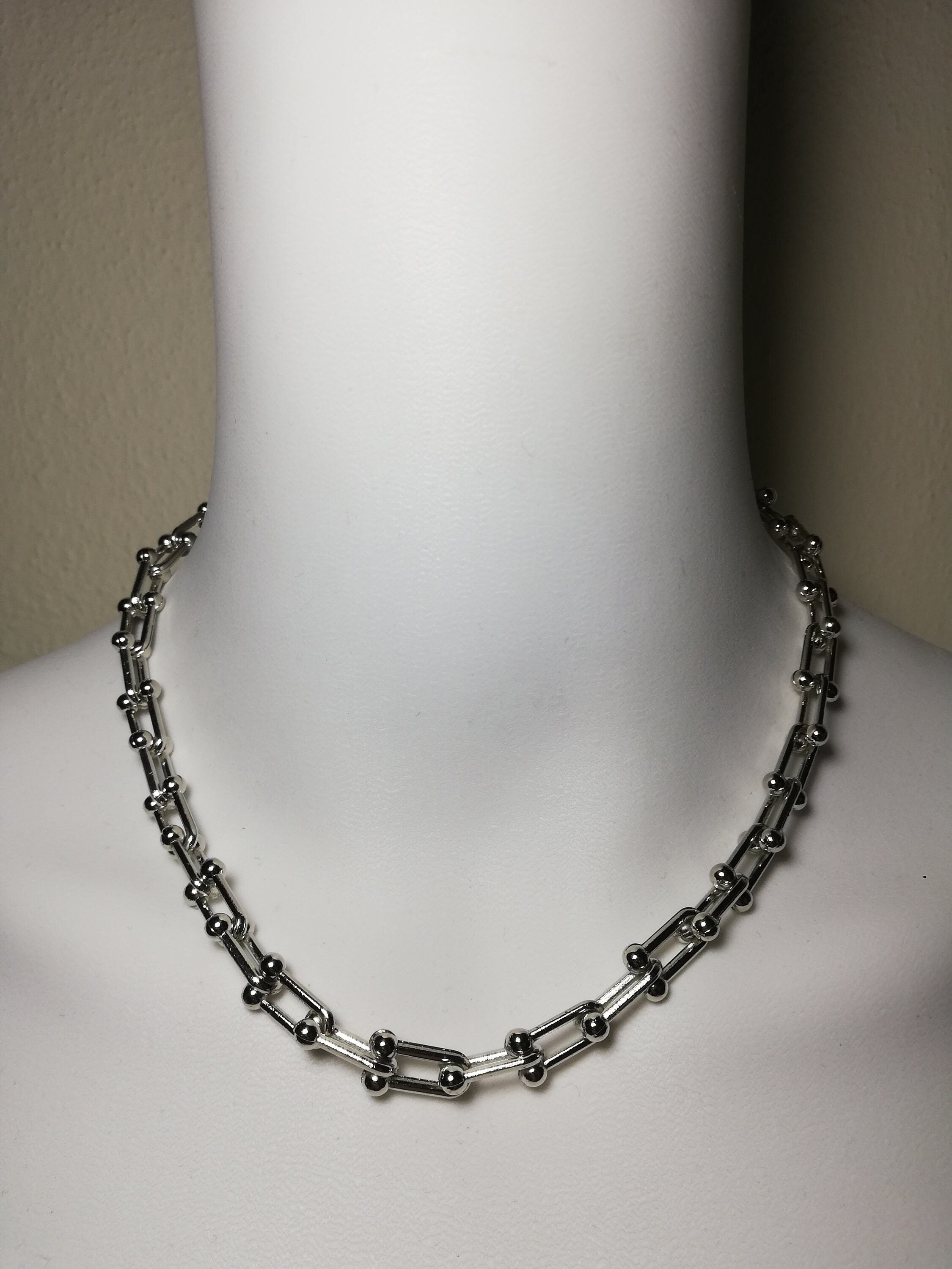 Silver ULink Chain Necklace Silver/Gold Chain Necklace Etsy