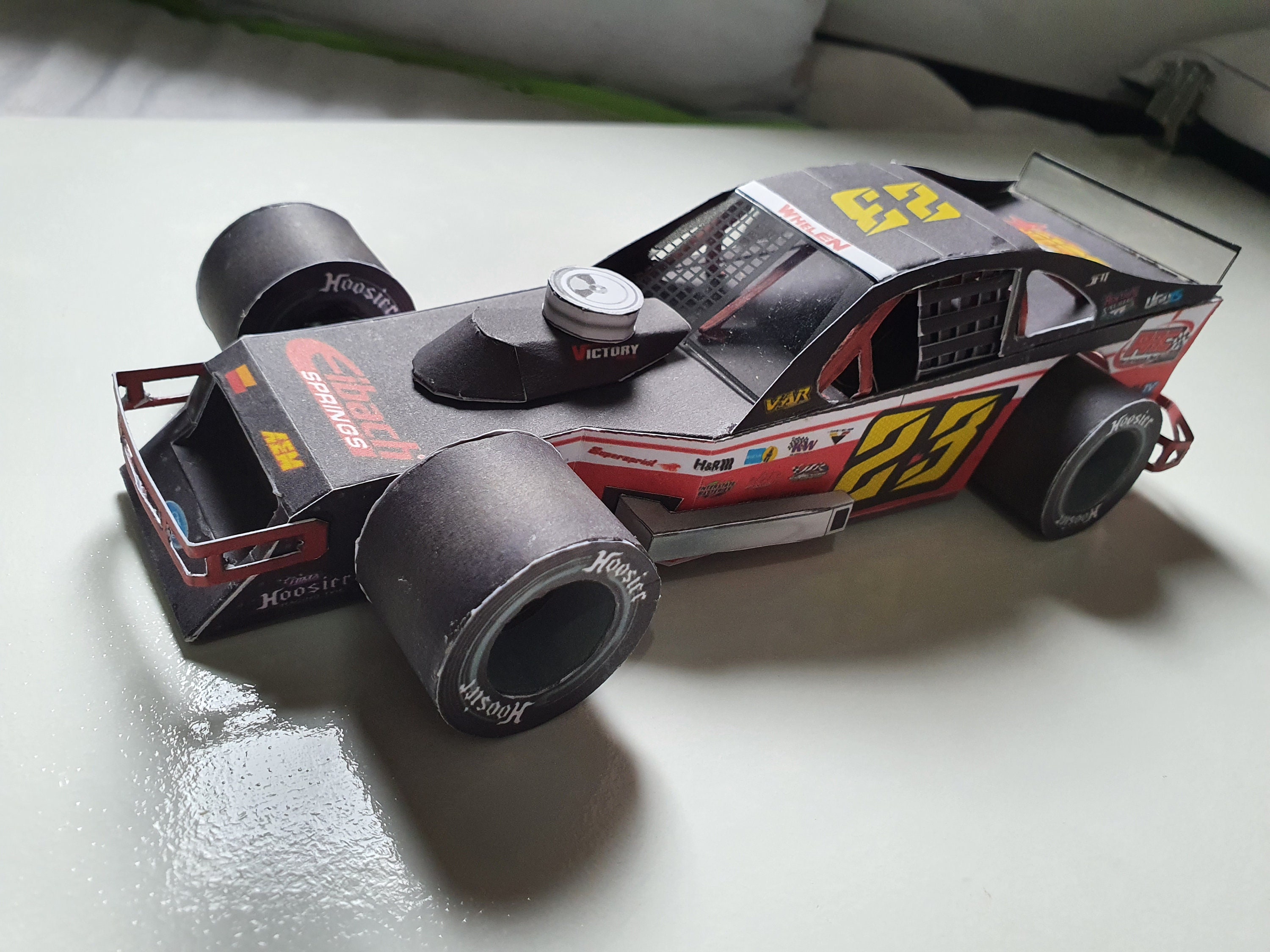 Nascar Whelen Modified Tour Car PDF Papercraft Model Etsy