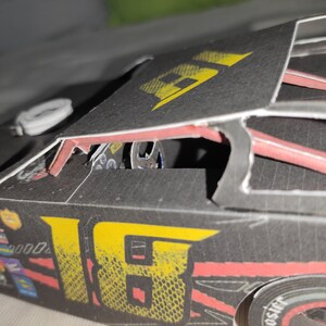 Dirt Late Model Racing Car - PDF Papercraft Model - Etsy