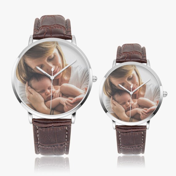 Familie horloge gepersonaliseerde horloge aangepaste foto | Etsy België