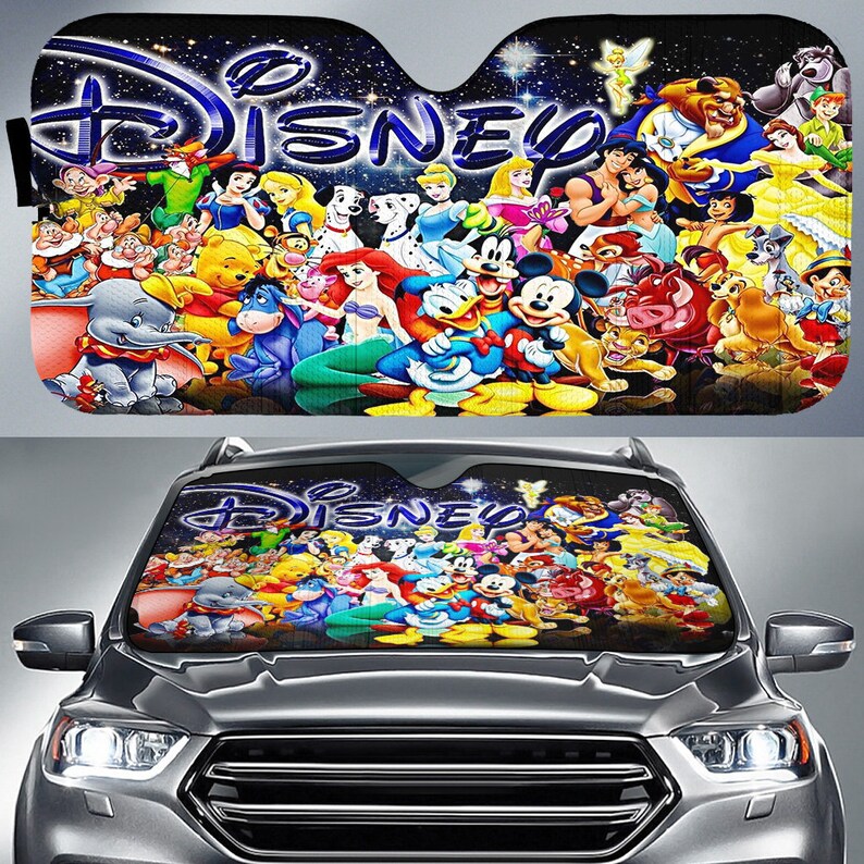 Disney Car Sunshade Avengers Car Decor Super Hero Car | Etsy