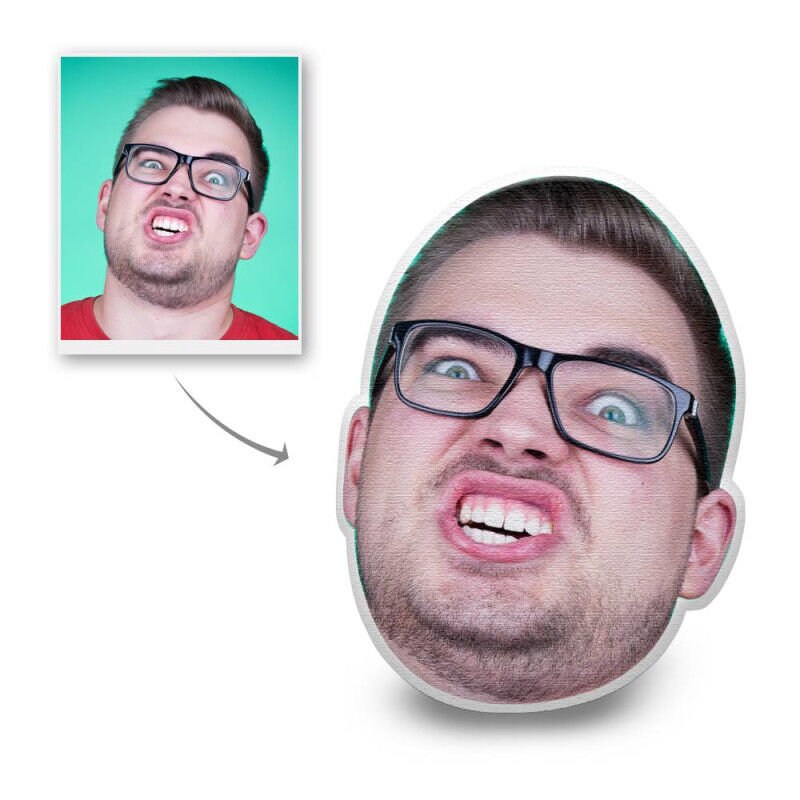 Custom Photo Face Pillow 3D Portrait Pillow Human Shaped Etsy