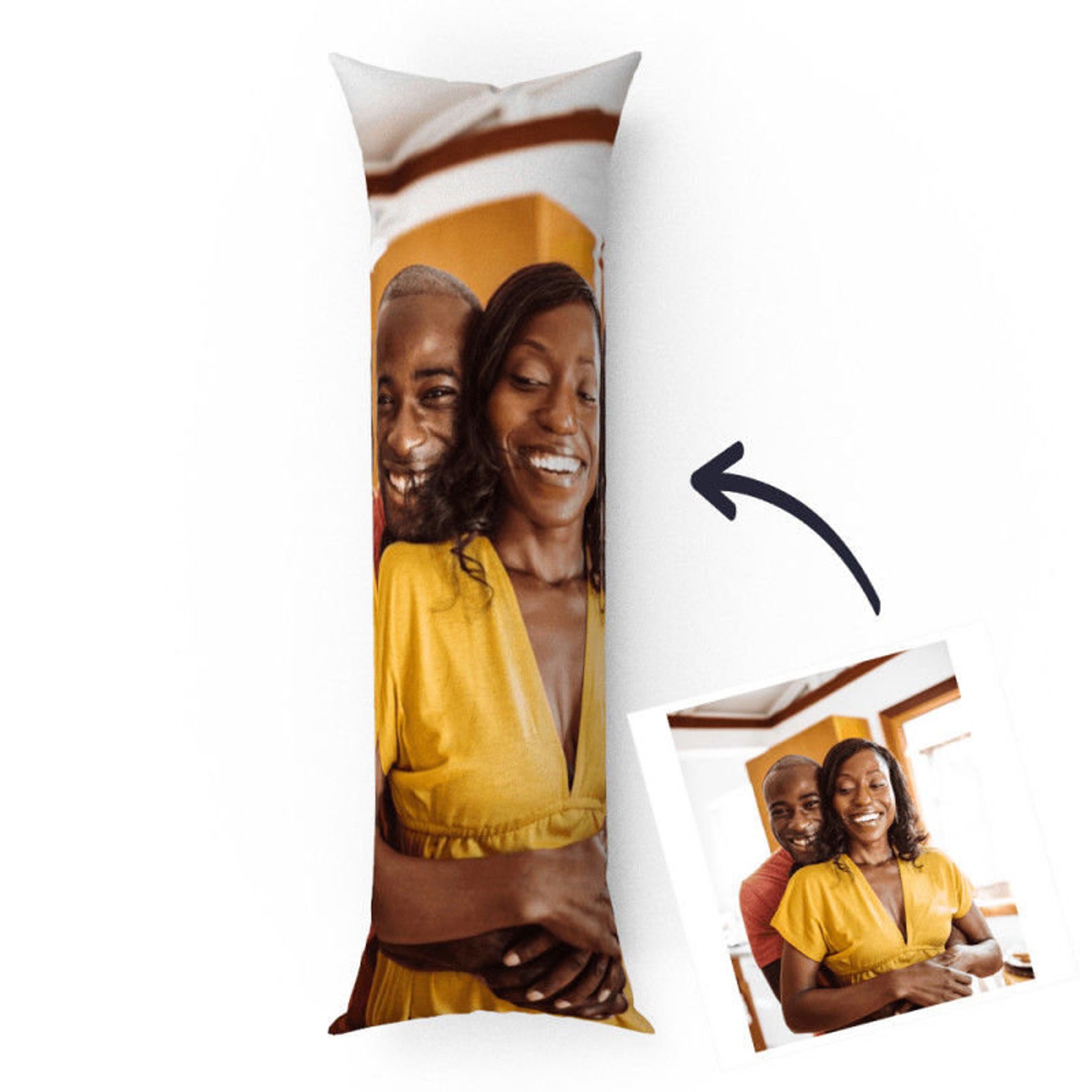 Custom Body Pillow Case Photo Pillow Add Picture Etsy