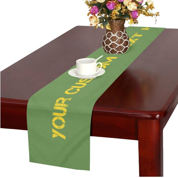 Custom Table Runner With Your Logo Custom Logo Table Runner Etsy