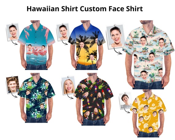 Maglietta da golf hawaiana Aloha II da uomo verde acqua/arancione di Tattoo  Golf