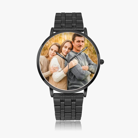 Familie horloge gepersonaliseerde horloge aangepaste foto | Etsy België