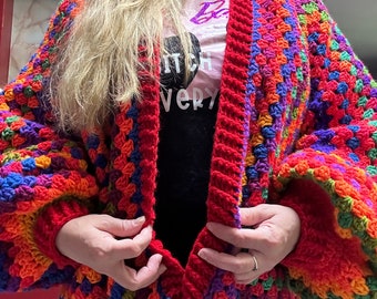 Rainbow cardigan