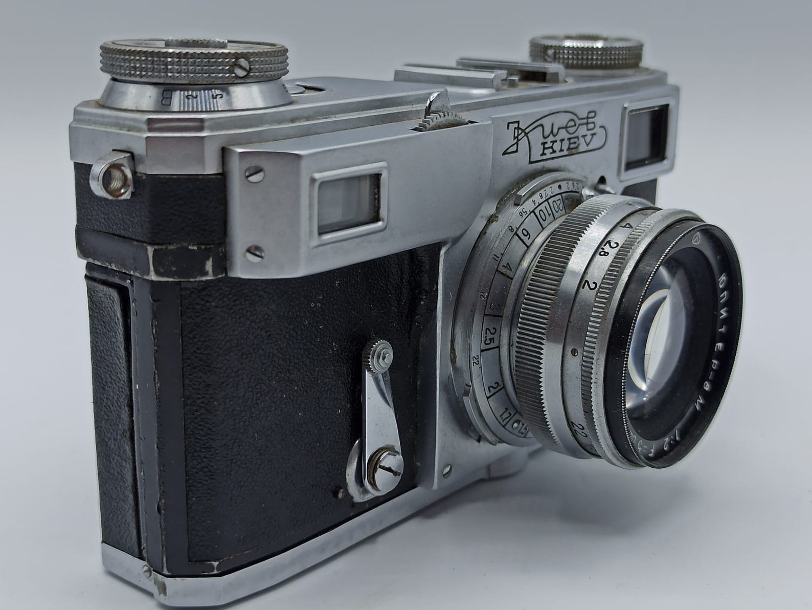 Vintage CAMERA KIEV4AM 4 USSR Contax RF 35 mm Helios103 53 Etsy