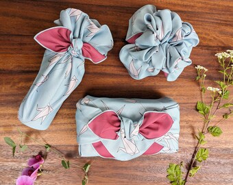 Large Double Sided Furoshiki - Reusable wrapping cloth, Sustainable gift wrapping, Japanese wrapping cloth