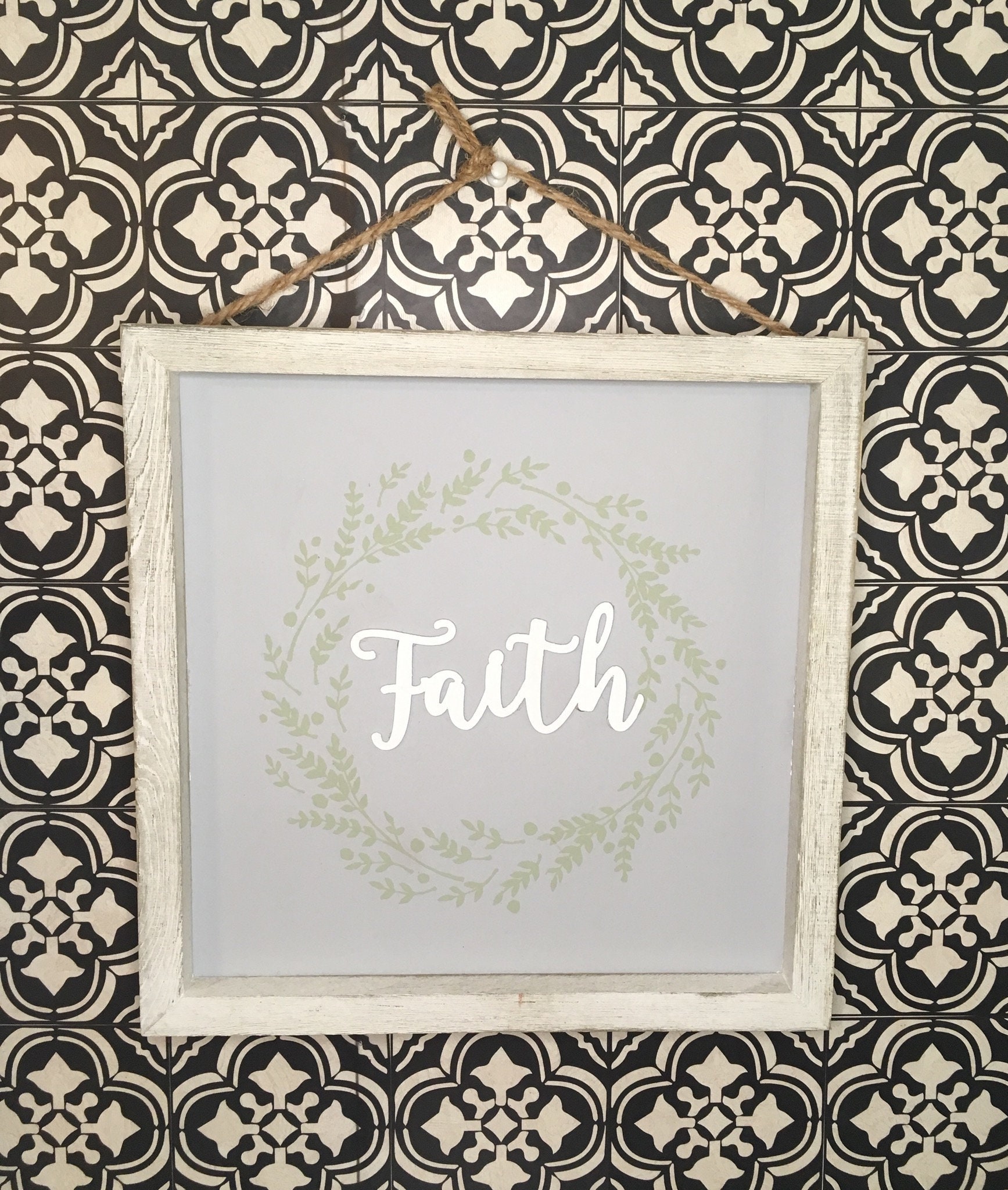 Faith Wall Sign Etsy