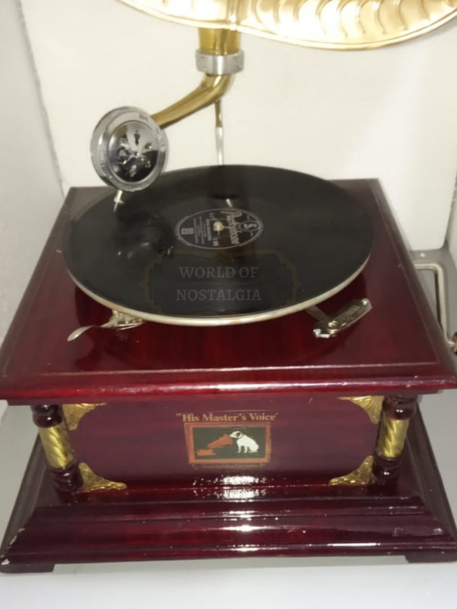Buy Antique His Master Voice Gramophone Player Working HMV Etsy