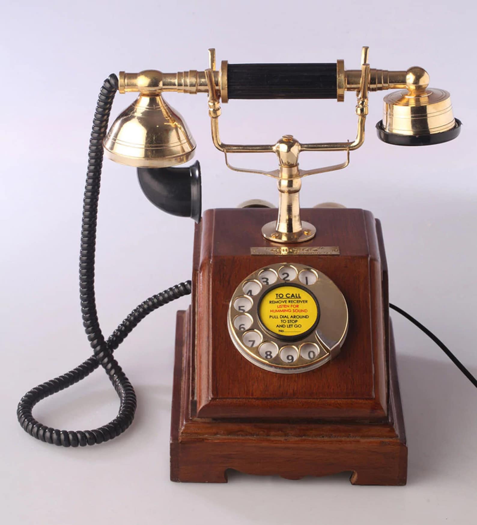 Vintage Retro landline House Home Phone handset with Classic Etsy