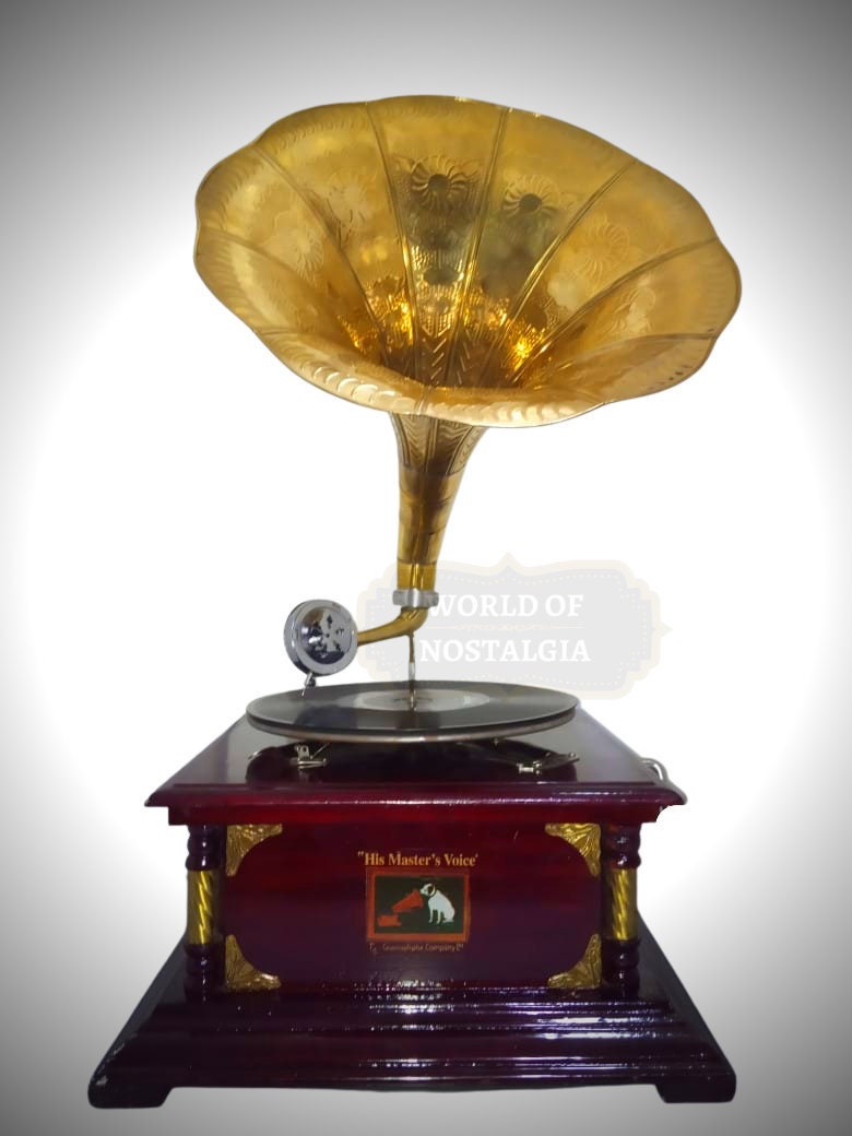 Buy Antique His Master Voice Gramophone Player Working HMV Etsy