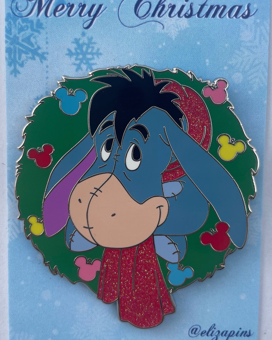 Disney Christmas Eeyore Fantasy Pin Winnie the Pooh Etsy UK