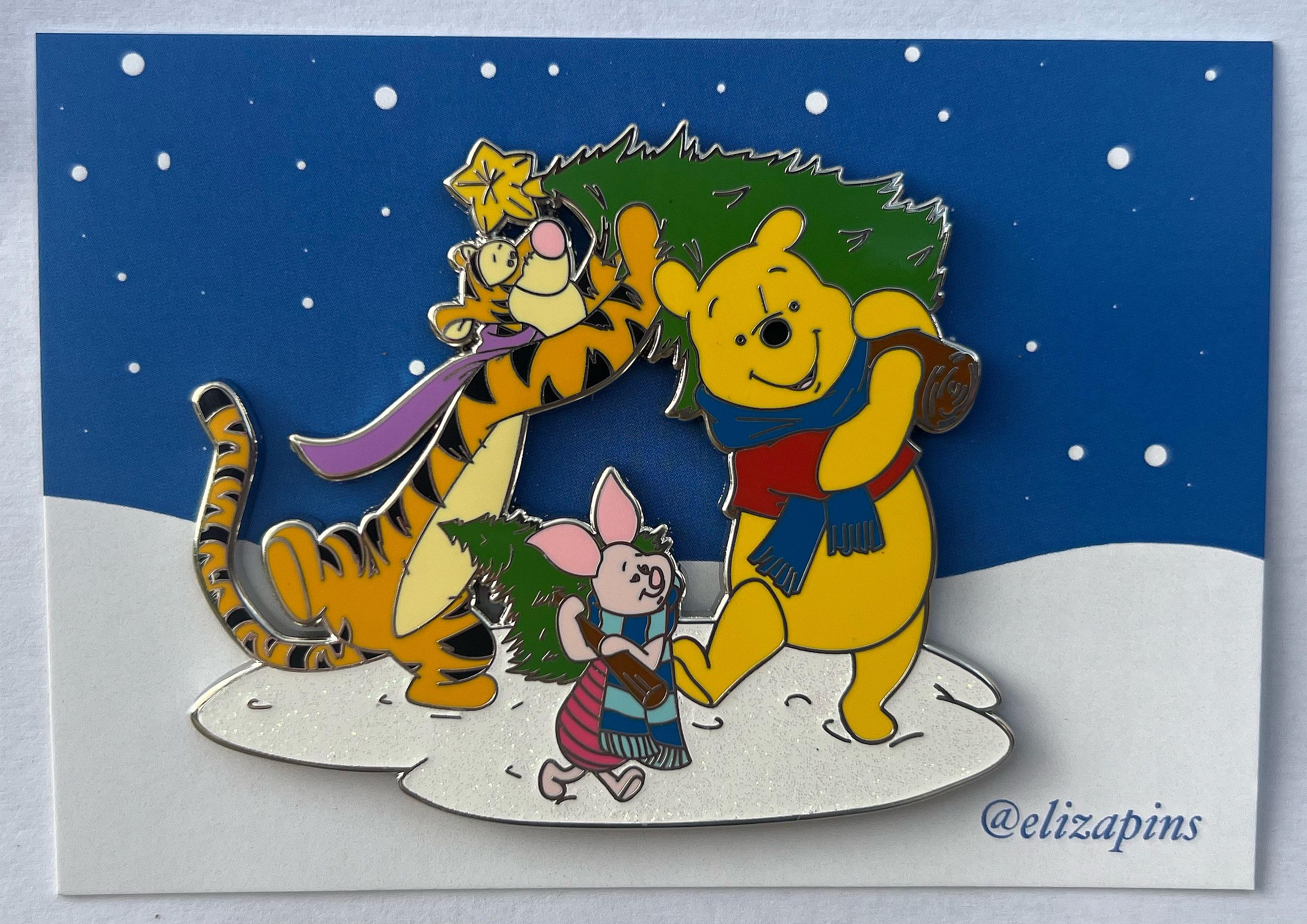 ディズニー くまのプーさん クリスマスツリー ファンタジーピン
