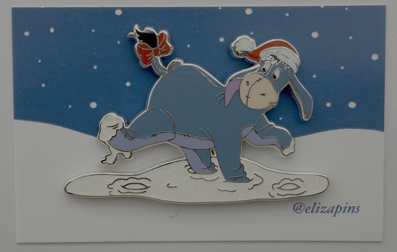 Disney Inspired Winnie the Pooh Christmas Eeyore Fantasy Pin - Etsy