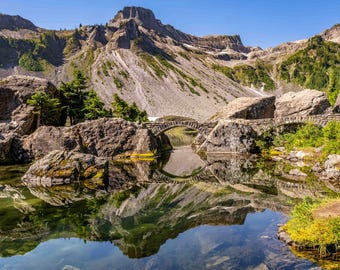 Bagley Lake Print | Mount Baker Reflection, Pacific Northwest Wall Art