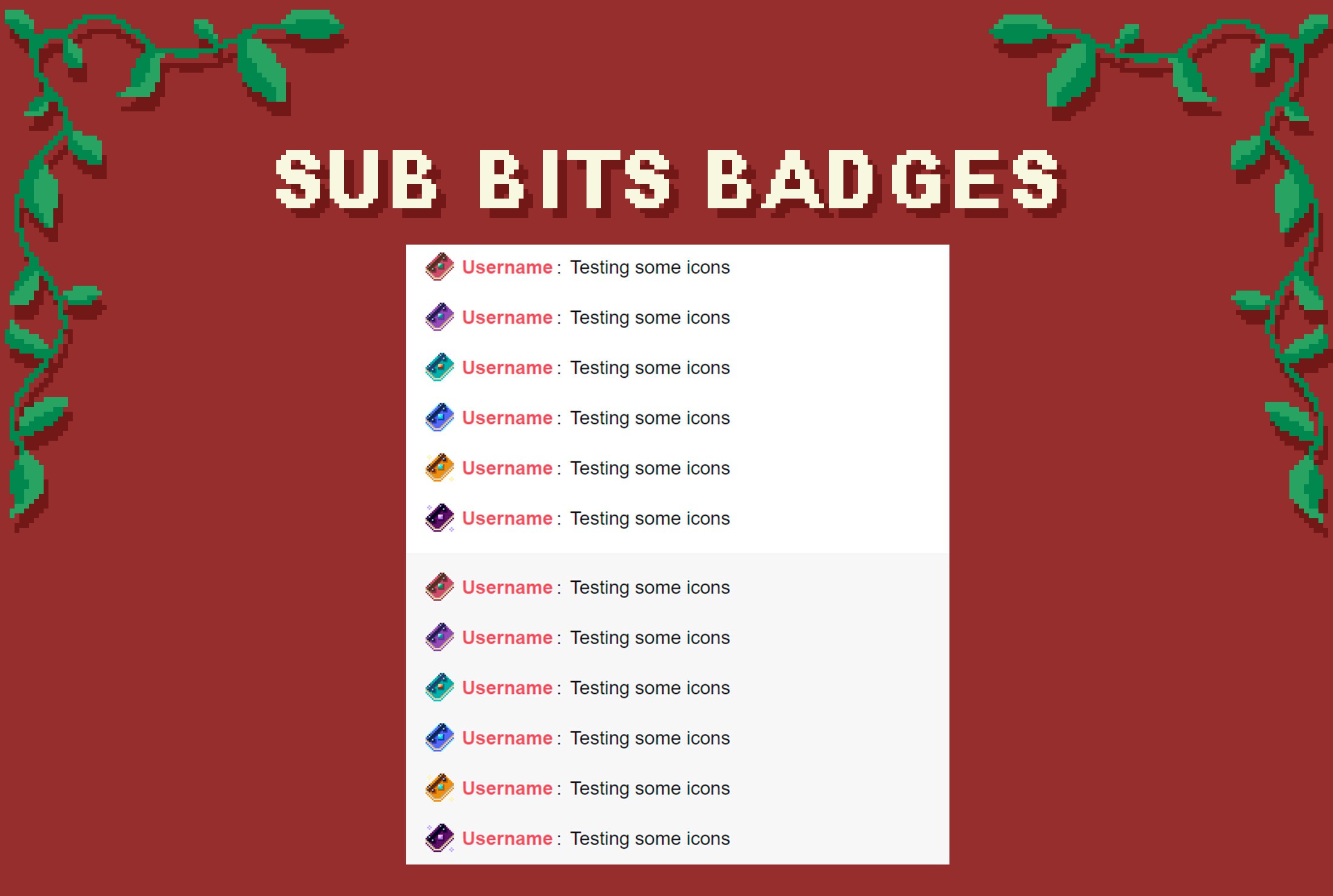 Magic Books 6x Sub/bits Badges Pixel Art 8-bit Mystic Book Library ...