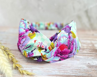 Floral Knot Headband: Handmade Hair Accessory for Women