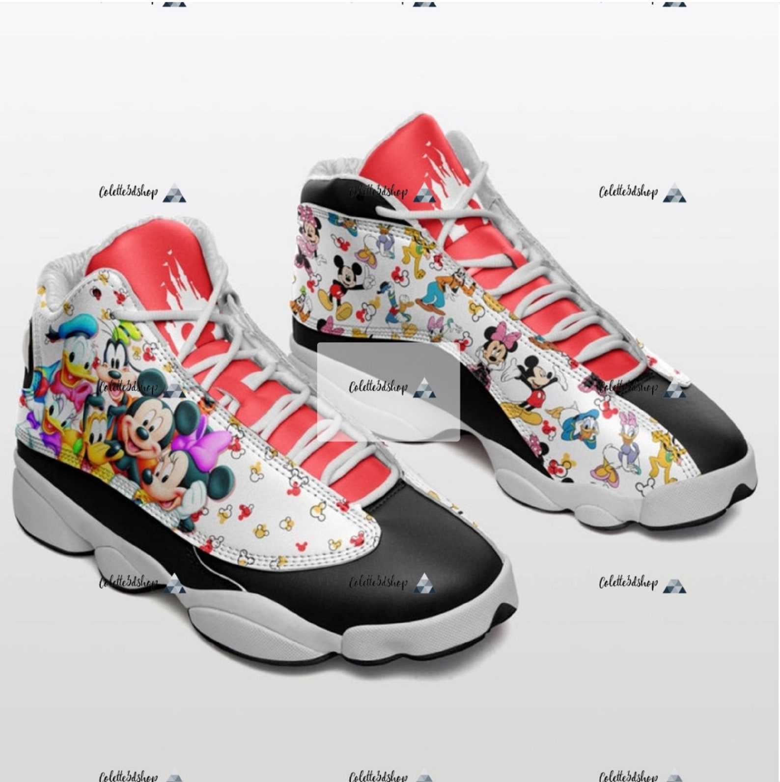 Mickey Mouse Air JD13 Zapatos Mickey Mouse Zapatos Zapatos | Etsy