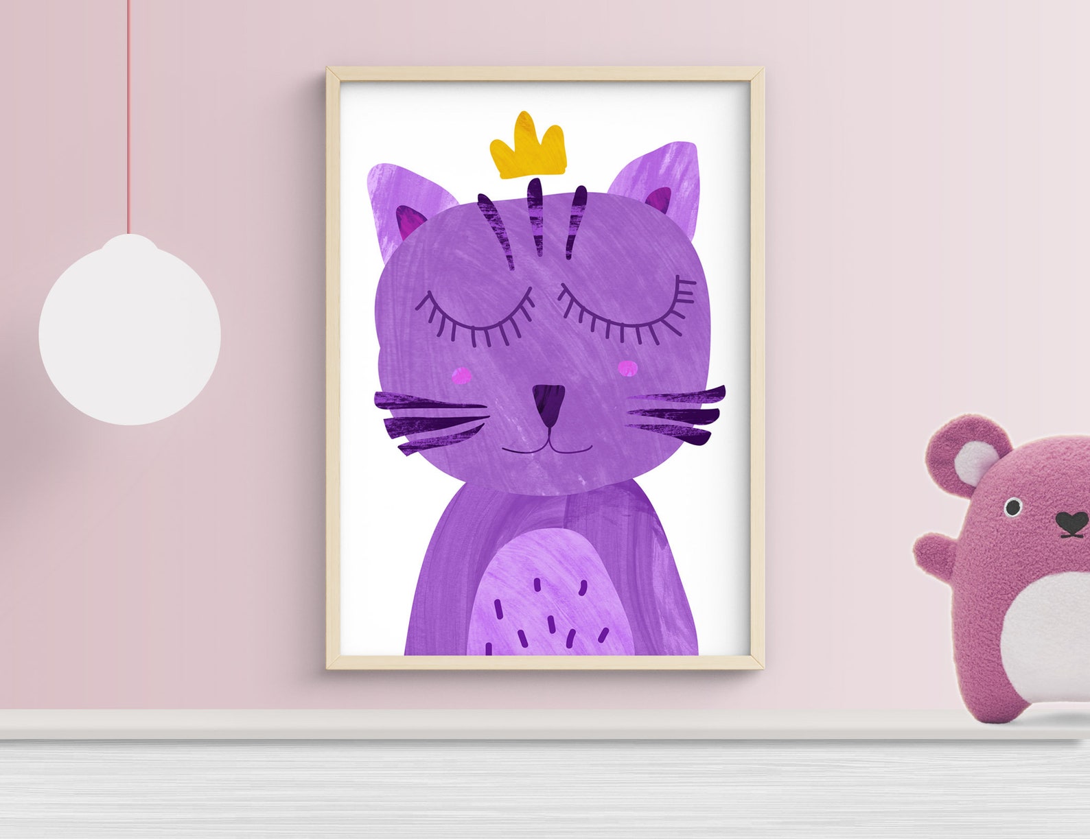 Kitties Nursery wall art Cat nursery decor Nursery print Etsy
