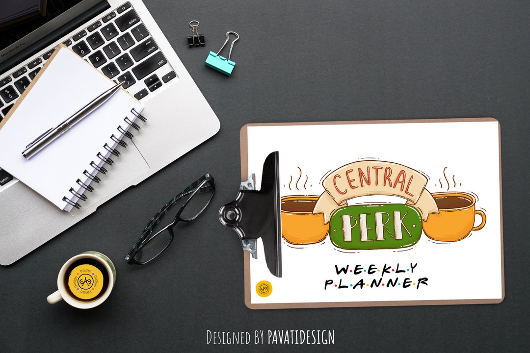 Friends Weekly Planner: Central Perk Printable (digital Download) - Etsy