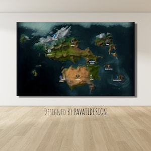 League of Legends wereldkaart Runeterra afdrukbare digitaal | ARCANE | Jinx, Caitlyn, Silco | Digitale kunstafdrukken | Minimalistische wanddecoratie