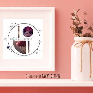 Caitlyn ARCANE Art Printable | League of Legends Digital | Vi, Jinx, Silco | Art Prints Digital Download | Minimalist Wall Decor | Home Art