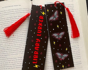 Mothman Bookmark| Cryptid Bookmark| Library Lurker Bookish Gift