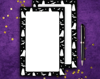 Gothic Tear Away Notepad Set Spooky Coffee Note Pad Halloween Memo Pad ...