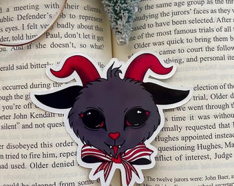 Cute Krampus Sticker| Merry Krampus Planner Sticker| Creepy Christmas Sticker
