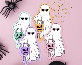 Glitchy Dream Ghost Waterproof Sticker - Etsy
