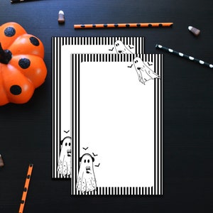 Ghost Notepad| Coffee Ghost Notepad| Gothic Memo Pad| Halloween Tear Away Pad| Ghoul Stationery