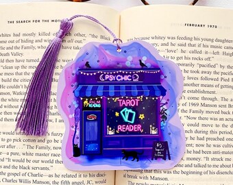 Psychic Shop Bookmark for Witchy Book Lovers