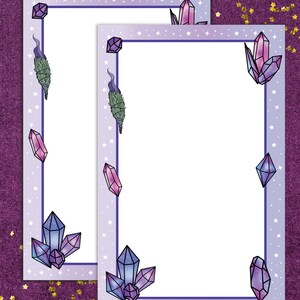 Magical Crystal Tear Away Notepad| Witchy Crystal Memo Pad | Crystal ...