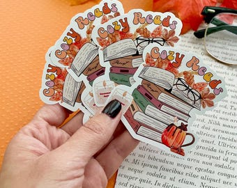 Pumpkin Spice Fall Book Sticker