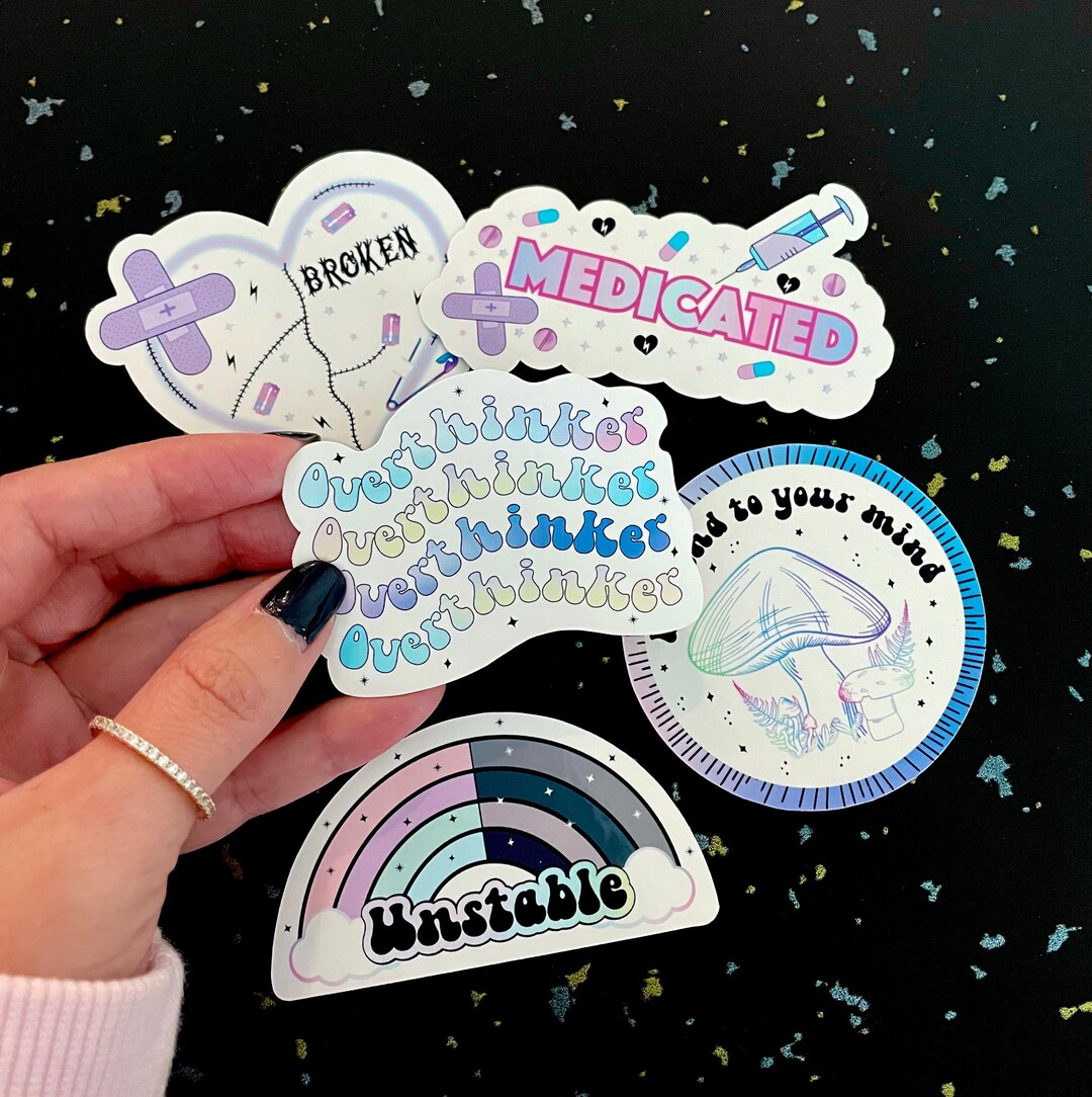 Mental Health Sticker Pack | Positive Affirmation Stickers | Be Kind to ...