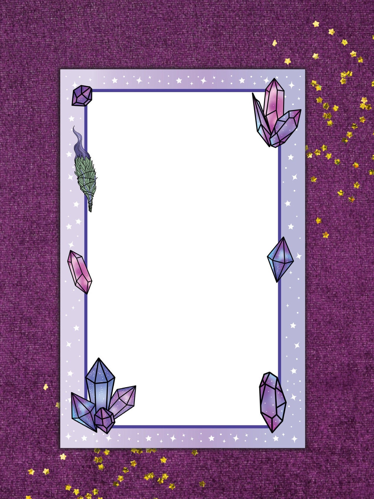 Magical Crystal Tear Away Notepad| Witchy Crystal Memo Pad | Crystal ...
