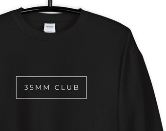 35mm Club Sweater | Film Photography Lover Gift | Vintage Film Photographer | 35mm Film | Film Geek