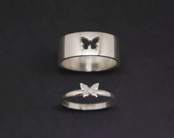 Mini symbol stamped rings