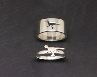 Mini symbol stamped rings