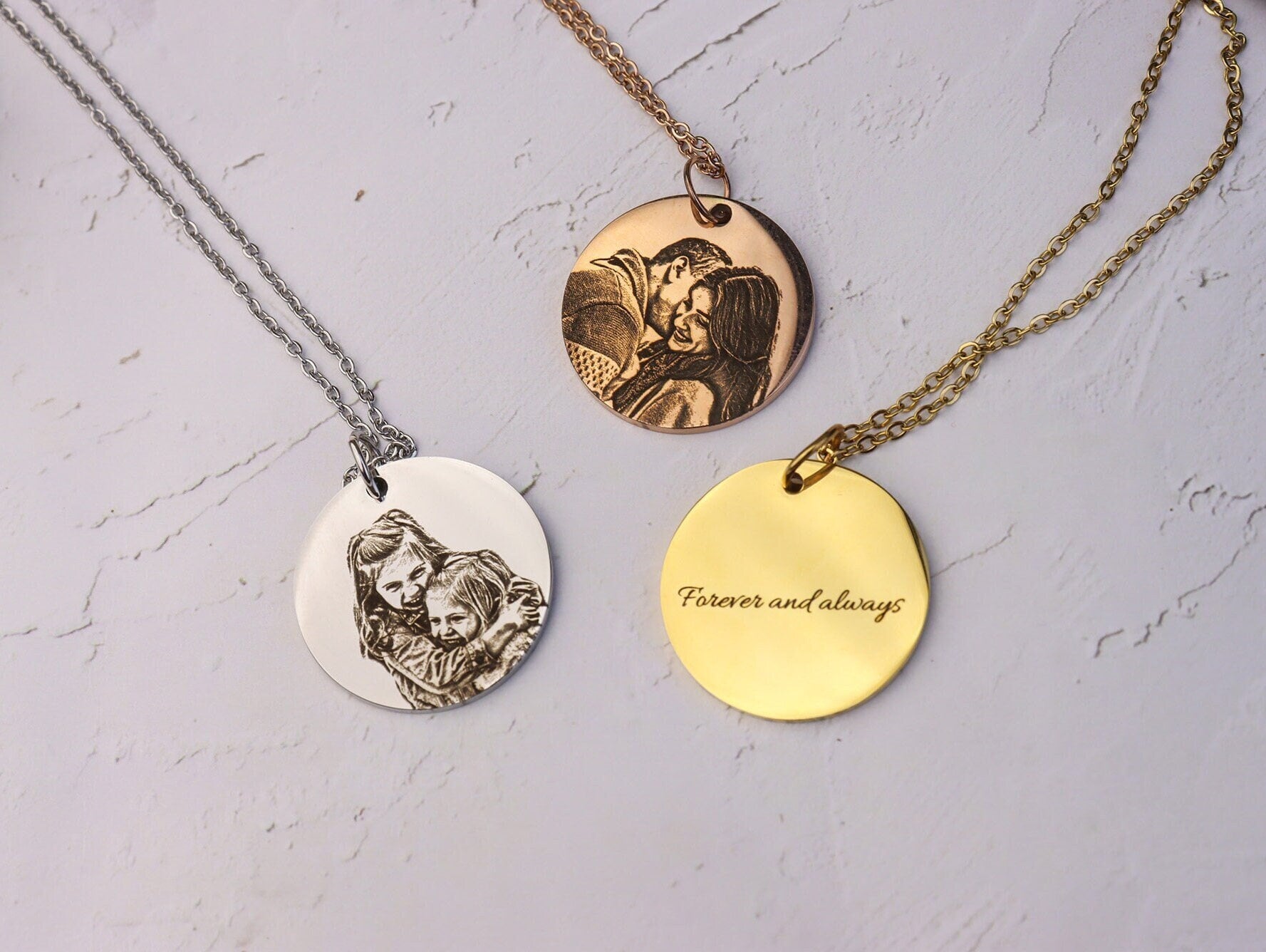 Long Distance Friendship Necklace – Two States With Heart Charm, Personalized Gift For Women & Men
