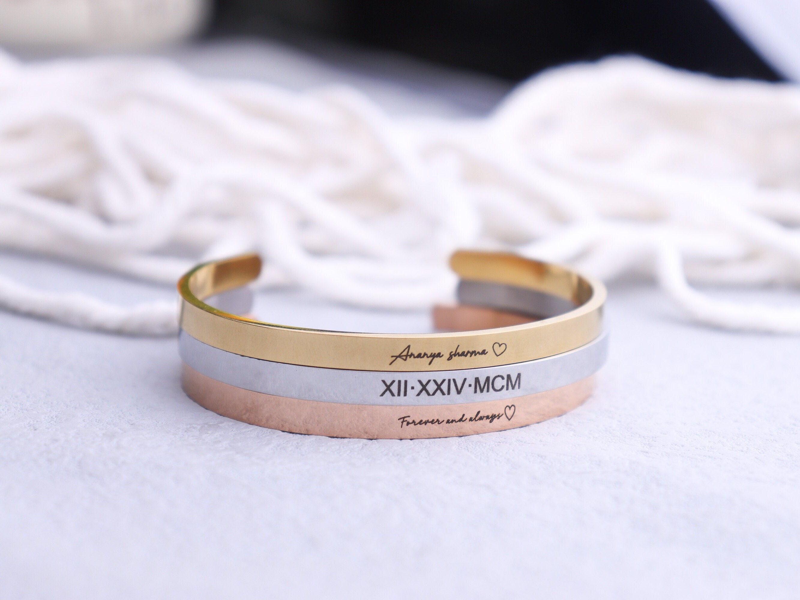 Customized cuff bracelets deals