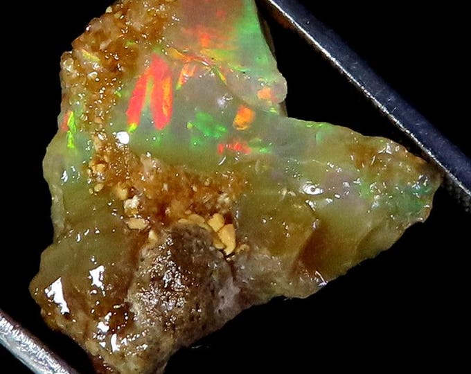 Natural Ethiopian Opal rough ,13x14x05 MM 5.50 Cts. MS01-03
