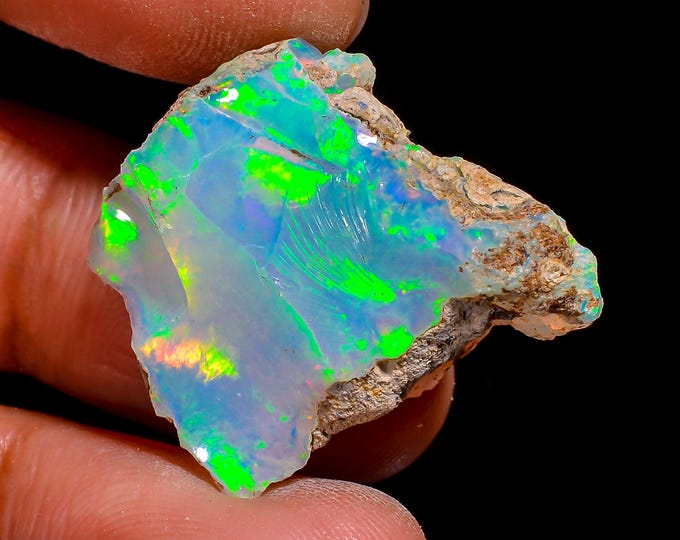 Natural Ethiopian Opal rough ,26X22X10 MM 23.00 Cts. KR47-21