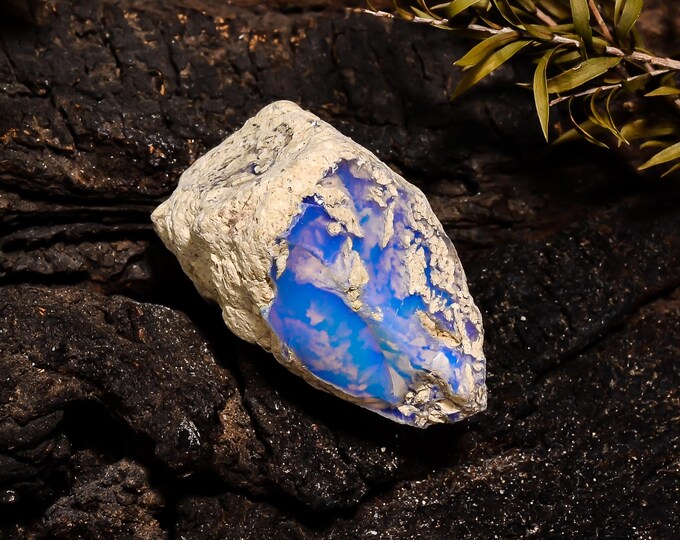 Natural Ethiopian Opal rough ,25x20x15 MM 31.00 Cts. KR14-20