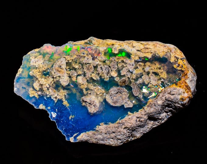 Natural Ethiopian Opal rough , 24x15x07 MM 09.00 Cts. KR03-36