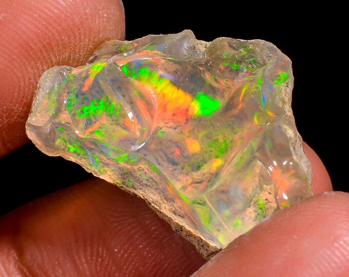 Natural Ethiopian Opal rough ,22X14X9 MM 14.50 Cts. KR47-19