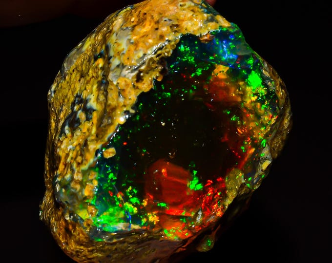 Natural Ethiopian Opal rough,  50X35X36 MM 331.00 Cts. KR45-2